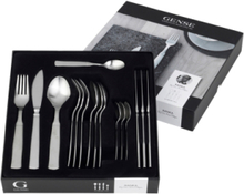 Bestikksett Ranka 16 Deler Matt Stål Home Tableware Cutlery Cutlery Set Sølv Gense*Betinget Tilbud