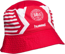 Hmldbu Fan 92 Bucket Hat Accessories Headwear Bucket Hats Rød Hummel*Betinget Tilbud
