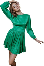 Grønn Miss Maya Rosie Dress Sharp Green Kjoler
