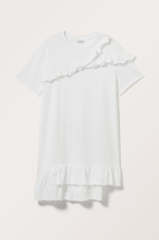 Short Flounce Dress - White