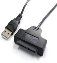 Micro SATA 7+9 15 pin To USB 2.0 Converter cable