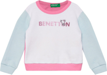 Sweater L/S Tops Sweatshirts & Hoodies Sweatshirts Multi/patterned United Colors Of Benetton