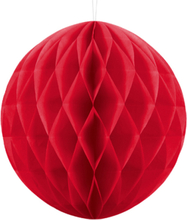 Röd Honeycomb Ball 30 cm