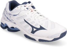 Wave Voltage Shoes Sport Shoes Racketsports Shoes Hvit Mizuno*Betinget Tilbud