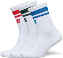 Nb Essentials Line Midcalf 3 Pack Sport Socks Regular Socks White New Balance