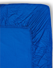 Fitted Sheet Siesta Home Textiles Bedtextiles Sheets Blue Midnatt