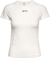 Soft Basic Short Sleeve T-shirts & Tops Short-sleeved Creme AIM'N*Betinget Tilbud