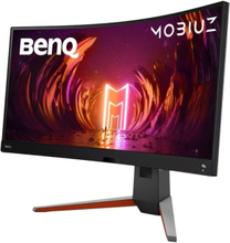 BenQ Mobiuz EX3410R - LED-näyttö - kaareva - 34" - 3440 x 1440 UWQHD @ 144 Hz - VA - 350 cd/m² - 3000:1 - DisplayHDR 400 - 1 ms - 2xHDMI, DisplayPort