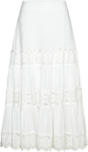 Cotton Slub Maxi Skirt Designers Maxi White By Ti Mo