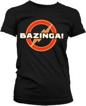 Bazinga Underground Logo Girly T-Shirt, T-Shirt