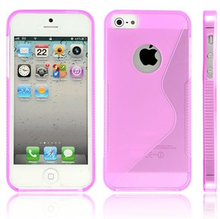 Stift Silikone Cover til iPhone 5 (Pink)