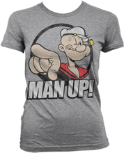 Popeye - Man Up! Girly T-Shirt, T-Shirt