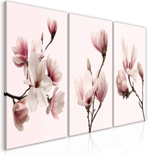 Lærredstryk Spring Magnolias (3 dele)