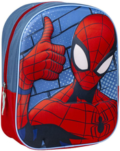 Barnryggsäck 3D Spider-Man Röd Blå 25 x 31 x 10 cm