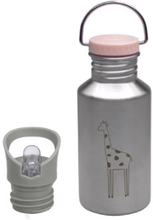 LÄSSIG Drikkeflaske i rustfrit stål, Safari Giraf 500 ml