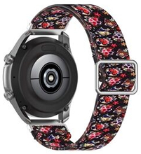 Mønster Trykt Justerbart Smart Ur Udskiftningsrem Nylon Urrem 20mm til Samsung Galaxy Watch3 41mm /
