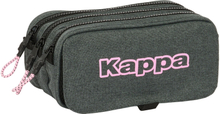Tredubbel Carry-all Kappa Silver pink Grå 21,5 x 10 x 8 cm