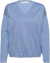 Srmarla V-Neck Knit Pullover Blå Soft Rebels*Betinget Tilbud