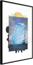 Plakat - Tip of the Iceberg - 40 x 60 cm - Sort ramme