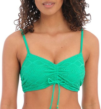 Freya Sundance Uw Bralette Bikini Top Jadegrön nylon D 80 Dam