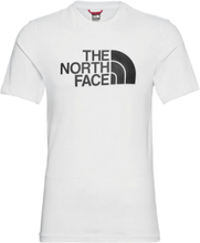 M S/S Easy Tee - Eu T-shirts Short-sleeved Hvit The North Face*Betinget Tilbud