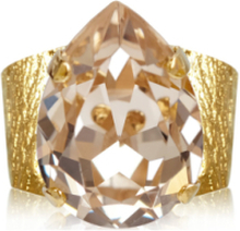 Classic Drop Ring Gold Ring Smykker Gold Caroline Svedbom