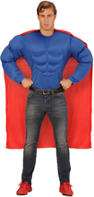 Muskuløs Superheltkostyme til Mann - Strl M