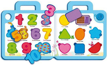 Utbildningsspel Reig Väska Siffror 18 Delar Alfabet