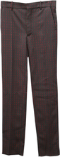 Balenciaga clic fit plaid bukser i flerfarget polyester
