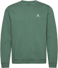 Standard Fit Left Chest Star Chev Emb Crew Bb Sport Sweatshirts & Hoodies Sweatshirts Green Converse