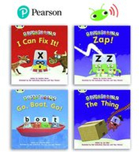 Learn to Read at Home with Bug Club Phonics Alphablocks: Phase 3 - Reception term 2 (4 fiction books) Pack B