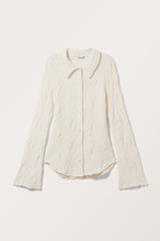 Bell Sleeve Structured Shirt - White