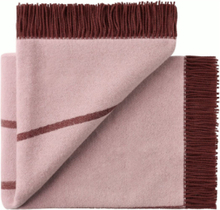 Antwerpen 130X190 Cm Home Textiles Cushions & Blankets Blankets & Throws Pink Silkeborg Uldspinderi