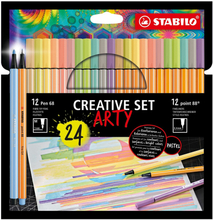 Tuschpennor Stabilo Point 88 & Pen 68 Creative Arty Multicolour