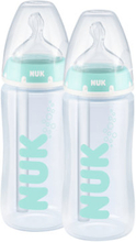 NUK Babyflaske First Choice ⁺ Anti-Colic 300 ml, temperatur Control i dobbeltpakke