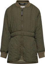 Crinckle Soft Janilla Jacket Outerwear Jackets & Coats Quilted Jackets Green Mads Nørgaard