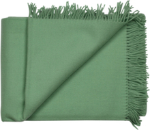 Maria Home Textiles Cushions & Blankets Blankets & Throws Green Silkeborg Uldspinderi