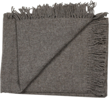 Juta 130X190 Cm Home Textiles Cushions & Blankets Blankets & Throws Grey Silkeborg Uldspinderi