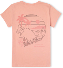 Pokémon Slowpoke On Island Time Women's T-Shirt - Dusty Pink - XXL
