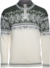 Dale of Norway Dale of Norway Men's Vail Sweater Offwhite Dark Green Grey Langermede trøyer S