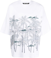 Palm Angels t-skjorter og polos hvite