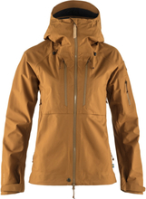 Fjällräven Women's Keb Eco-Shell Jacket Chestnut Skalljakker XL