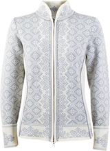 Dale of Norway Dale of Norway Christiania Women's Jacket Offwhite/Metalgrey Langermede trøyer S
