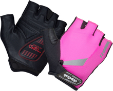 Gripgrab Gripgrab ProGel Hi-Vis Padded Gloves Pink Hi-Vis Treningshansker XXL