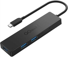 QGEEM QG-UH05-1C 0,17m 5 i 1 Type-C Hub Multi-Porte USB C Docking Station Ultra Slim Hub Kompatibel
