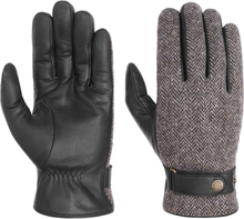 Stetson Stetson Woolrich Leather Gloves Black Vardagshandskar 8.5