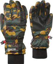 Kombi Kombi Juniors' Tucker Gloves Green Camo Skidhandskar XS