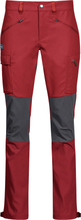 Bergans Women's Nordmarka Hybrid Pant Redsand/Soliddkgrey Friluftsbukser S