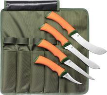 Øyo Øyo Hunting Knives 4 Psc Green/Orange Kniver OneSize