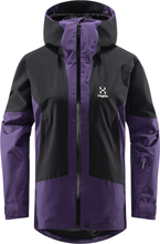 Haglöfs Women's Lumi Jacket Purple Rain/True Black Skijakker ufôrede XS